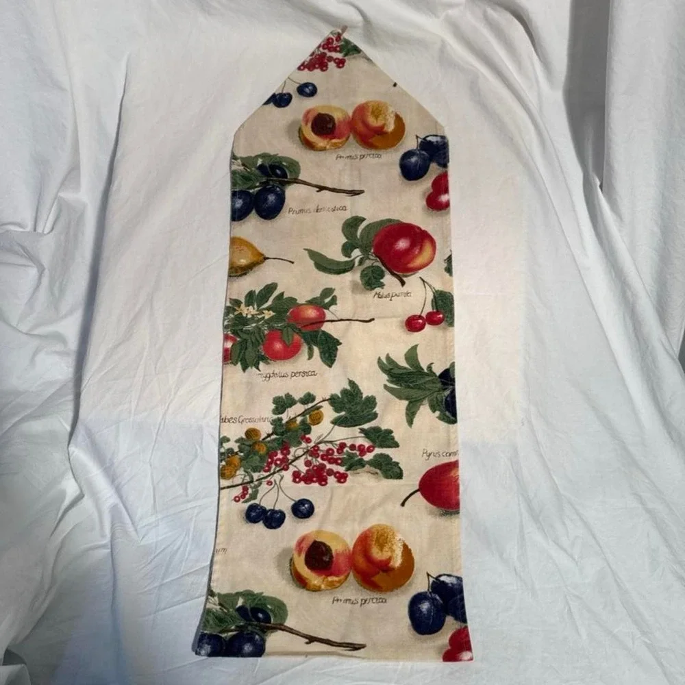 Vintage Tapestry Fruit Table Runner & Wall Hanging 65x11.5 - Great Condition